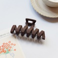 Autumn and winter retro coffeecolored hair large shark clips girls hair accessories NHJXI648287picture27