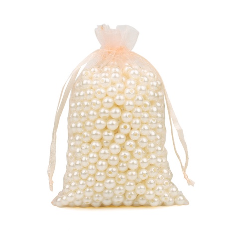 emballage de bijoux de bouche de faisceau de fil de cadeau d'organza de couleur unie sac de bonbons 5 * 7's discount tags