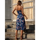 Fashion Spring New Printed Sling Slit Dress Womenspicture11