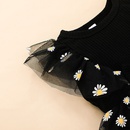 Cute baby vest skirt new girls little chrysanthemum mesh princess dresspicture8