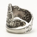 Fashion new retro flower ring ladies alloy hand jewelrypicture9