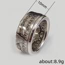 Fashion creative digital letter print alloy ring  jewelrypicture11