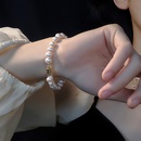Korean new freshwater pearl bracelet geometric alloy hand accessories femalepicture10