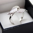 Fashion new ring creative angel wings zircon ladies copper ring wholesalepicture10
