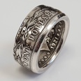 Fashion creative digital letter print alloy ring  jewelrypicture14