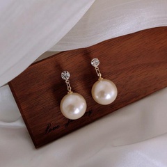 fashion inlaid pearl retro drop earrings wholesale