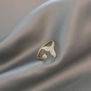 womens full diamond fishtail alloy open ringpicture12