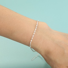 Classic Simple Bracelet Chain Sky Blue Luminous Glowing Bracelet Jewelry