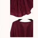 Fashion solid color waist slim cotton linen shirtpicture12