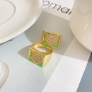 Neuer offener Ring aus 18 Karat Gold mit Herz und Mikrodiamantenpicture7