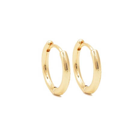 simple circle solid color glossy hoop earrings wholesale NHWEI648894's discount tags