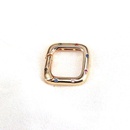 new inlaid color zircon spring buckle copper goldplated keychain accessoriespicture6