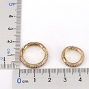 fashion copper goldplated microencrusted zircon round ammonium bucklepicture6