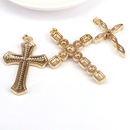 fashion copper microencrusted zircon hiphop cross pendant wholesalepicture7