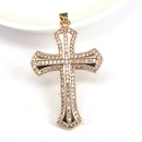 fashion copper microencrusted zircon hiphop cross pendant wholesalepicture8
