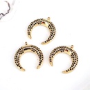 fashion copper microinlaid zircon moon pendant simple jewelry accessoriespicture7