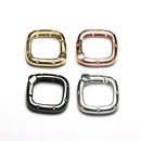 fashion copper goldplated square DIY jewelry buckle spring bucklepicture6