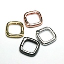 fashion copper goldplated square DIY jewelry buckle spring bucklepicture7