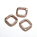 fashion copper goldplated square DIY jewelry buckle spring bucklepicture8