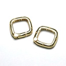fashion copper goldplated square DIY jewelry buckle spring bucklepicture10