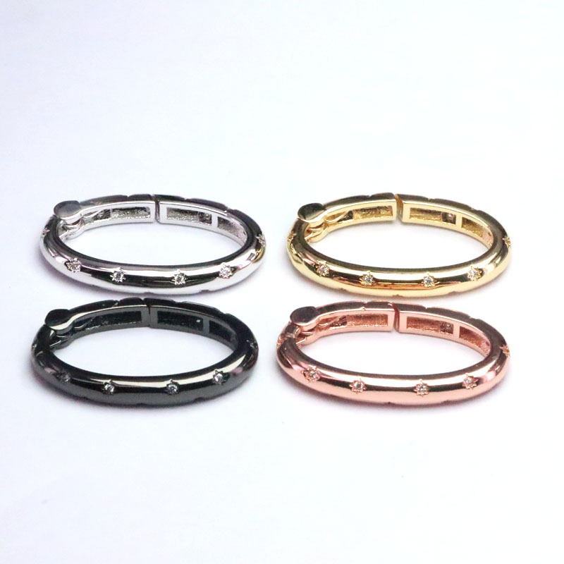 wholesale copper goldplated spring buckle luggage buckle DIY jewelry accessories