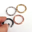 new style ring bamboo opening keychain spring buckle jewelry accessoriespicture6