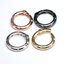 DIY bag accessories copper goldplated round opening spring bucklepicture5