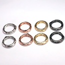 DIY bag accessories copper goldplated round opening spring bucklepicture6