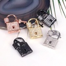 new trendy decorative screw buttons copper goldplated inlaid zircon jewelry bucklepicture7