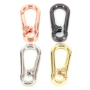 new copper goldplated open buckle geometric shape spring buckle keychainpicture7