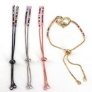 DIY Jewelry Accessories Copper Color Zirconium PushPull Adjustable Braceletpicture6
