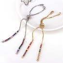 DIY Jewelry Accessories Copper Color Zirconium PushPull Adjustable Braceletpicture9
