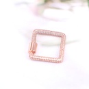fashion copper microinlaid zircon square screw buckle jewelry accessories bucklepicture10
