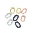 wholesale bag accessories button copper goldplated oval spring bucklepicture7