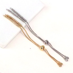 DIY jewelry accessories bead pull-adjustable bracelet semi-finished basic chain