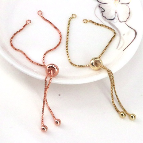 DIY Jewelry Accessories Snake Chain Half-Pull Adjustable Bracelet Semi-finished's discount tags