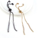 DIY Jewelry Accessories White Zirconium Pushpull Copper Braceletpicture8