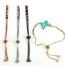 DIY jewelry accessories color zirconium vertical ring halfpull adjustable braceletpicture8