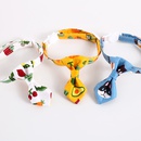 pet cartoon printing collar adjustable fruit and vegetable cat bow tiepicture8