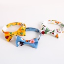 pet cartoon printing collar adjustable fruit and vegetable cat bow tiepicture9