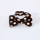 new pet leopard polka dot bow tie adjustable cat collarpicture10