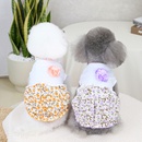 fashion pet clothing cute floral dress pet skirtpicture7