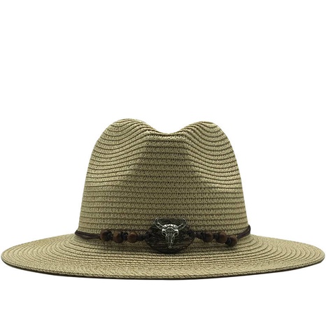 cowboy ethnique hommes et femmes couples paille extérieur bord de mer plage crème solaire chapeaux's discount tags