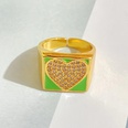 Neuer offener Ring aus 18 Karat Gold mit Herz und Mikrodiamantenpicture11