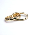 wholesale copper goldplated spring buckle luggage buckle DIY jewelry accessoriespicture12