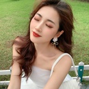 new bow white flower camellia resin earrings womenpicture18