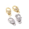 new jewelry accessories DIY copper microencrusted zircon lobster clasppicture12