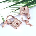 new trendy decorative screw buttons copper goldplated inlaid zircon jewelry bucklepicture12
