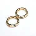DIY bag accessories copper goldplated round opening spring bucklepicture12