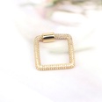 fashion copper microinlaid zircon square screw buckle jewelry accessories bucklepicture12